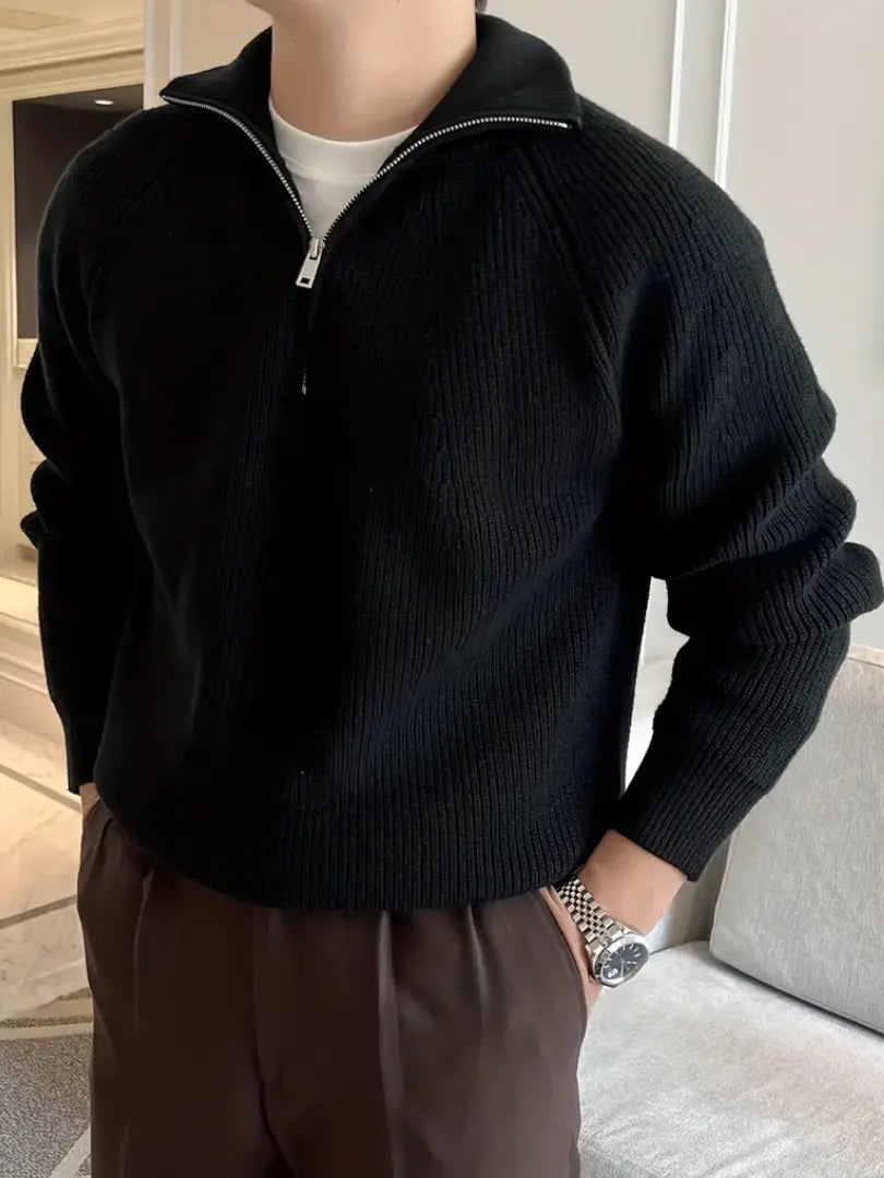 Norvielle Herren Langärmliger Strickpullover