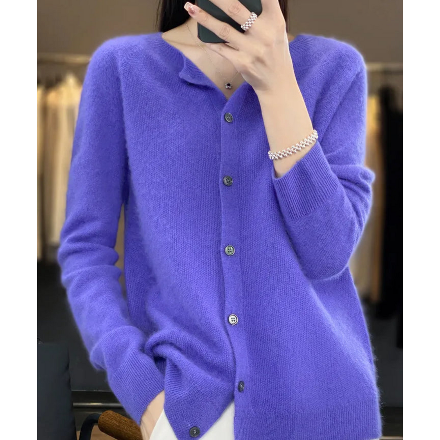 Damen Cardigan Warm