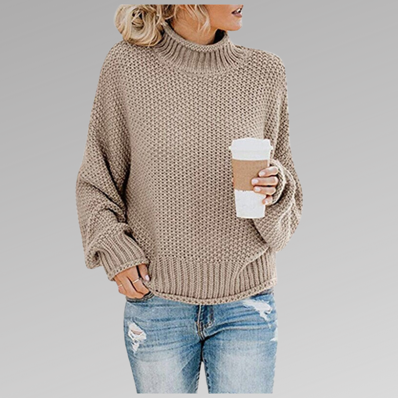 Norvielle Damen Klassischer Strickpulli
