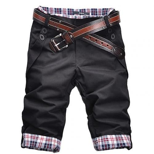 Heidi Damen Shorts Gürtel Karomuster