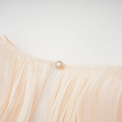 Norvielle Damen Minikleid Rüschen