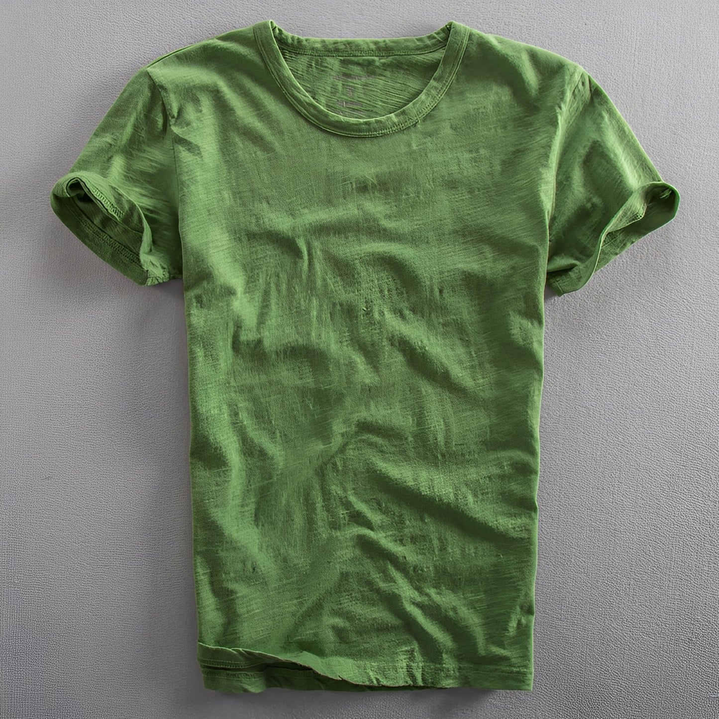 Herren Klassisches T-Shirt aus Baumwolle Weiß
