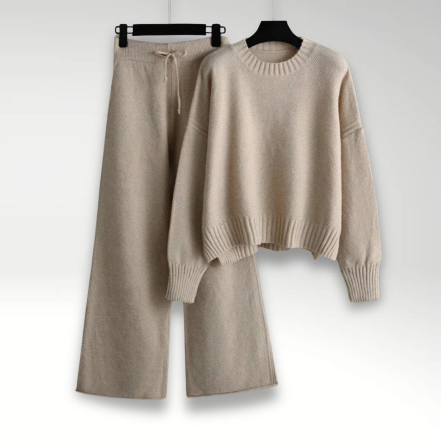 Norvielle Damen Tricot-Set mit Kordelzug