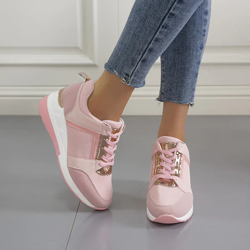 Damen Sneaker Bequem Hohe