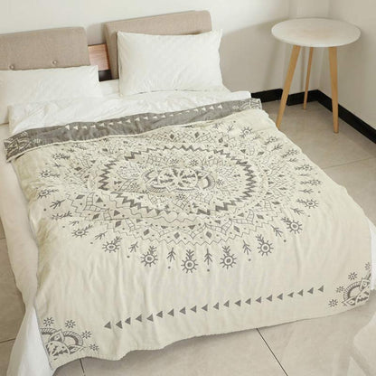 Baumwoll Wendedecke Mandala Muster - Norvielle