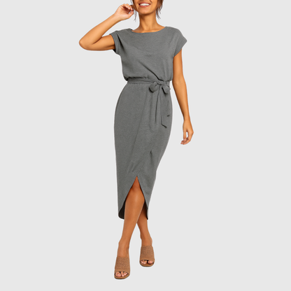 Cess Damen Midi-Kleid Lässig - Norvielle