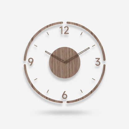 Holzwanduhr Minimalistisch Lautlos - Norvielle