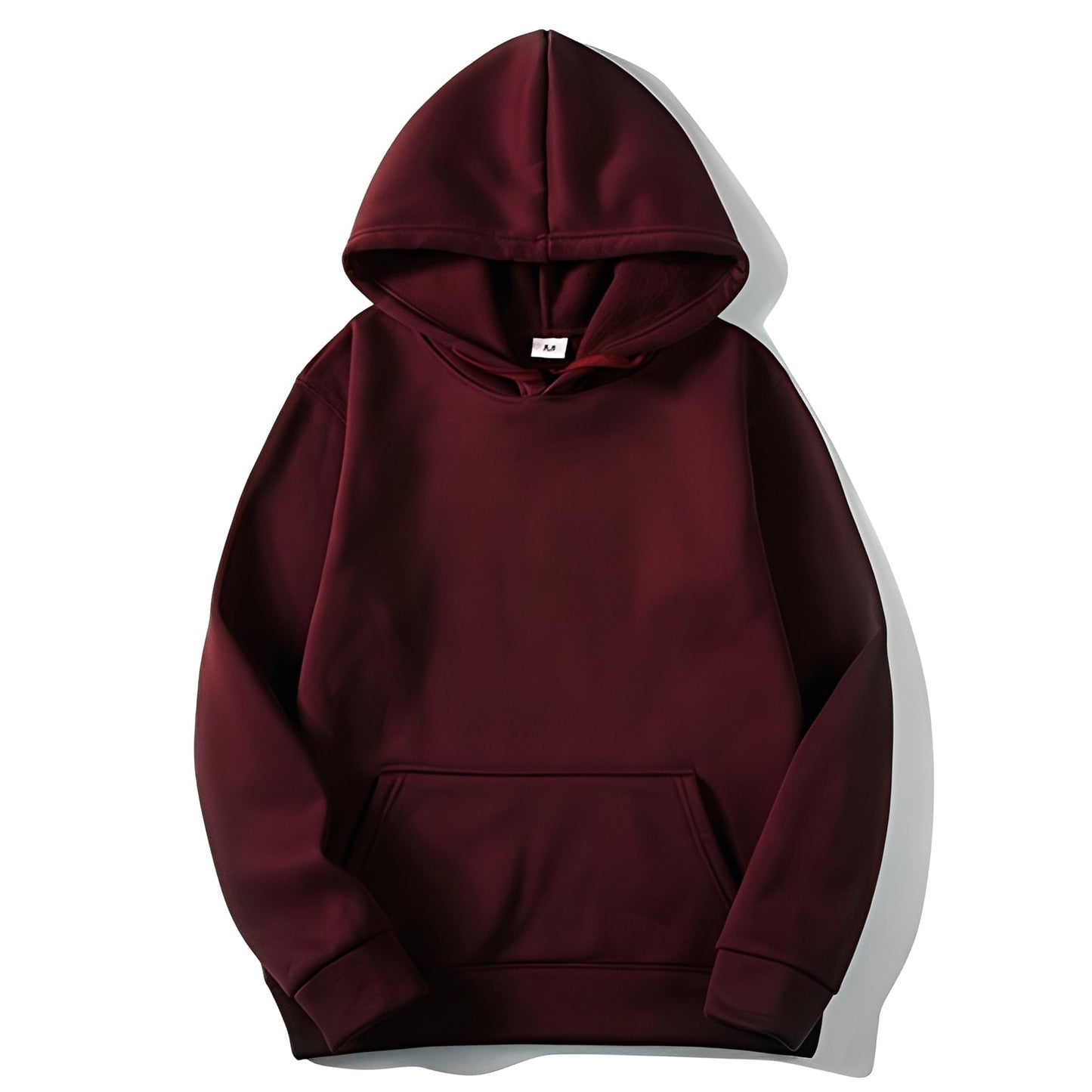 Unisex Hoodie mit Tasche Grau Baumwolle