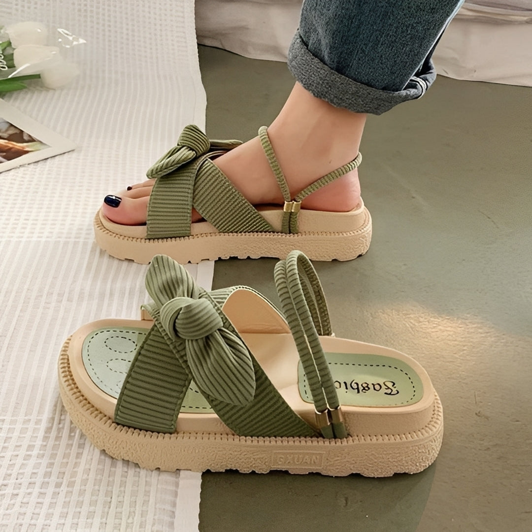Damen Sommersandalen Elegantes Leder