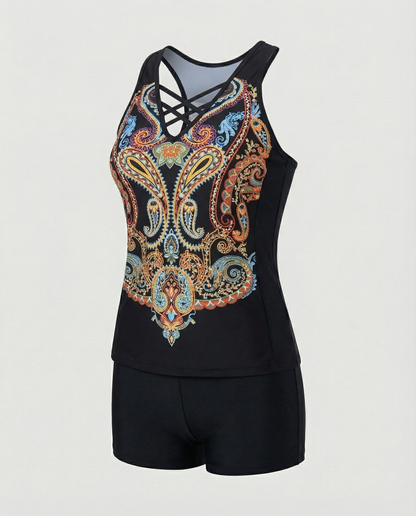 Eleganter Damen Tankini Badeanzug