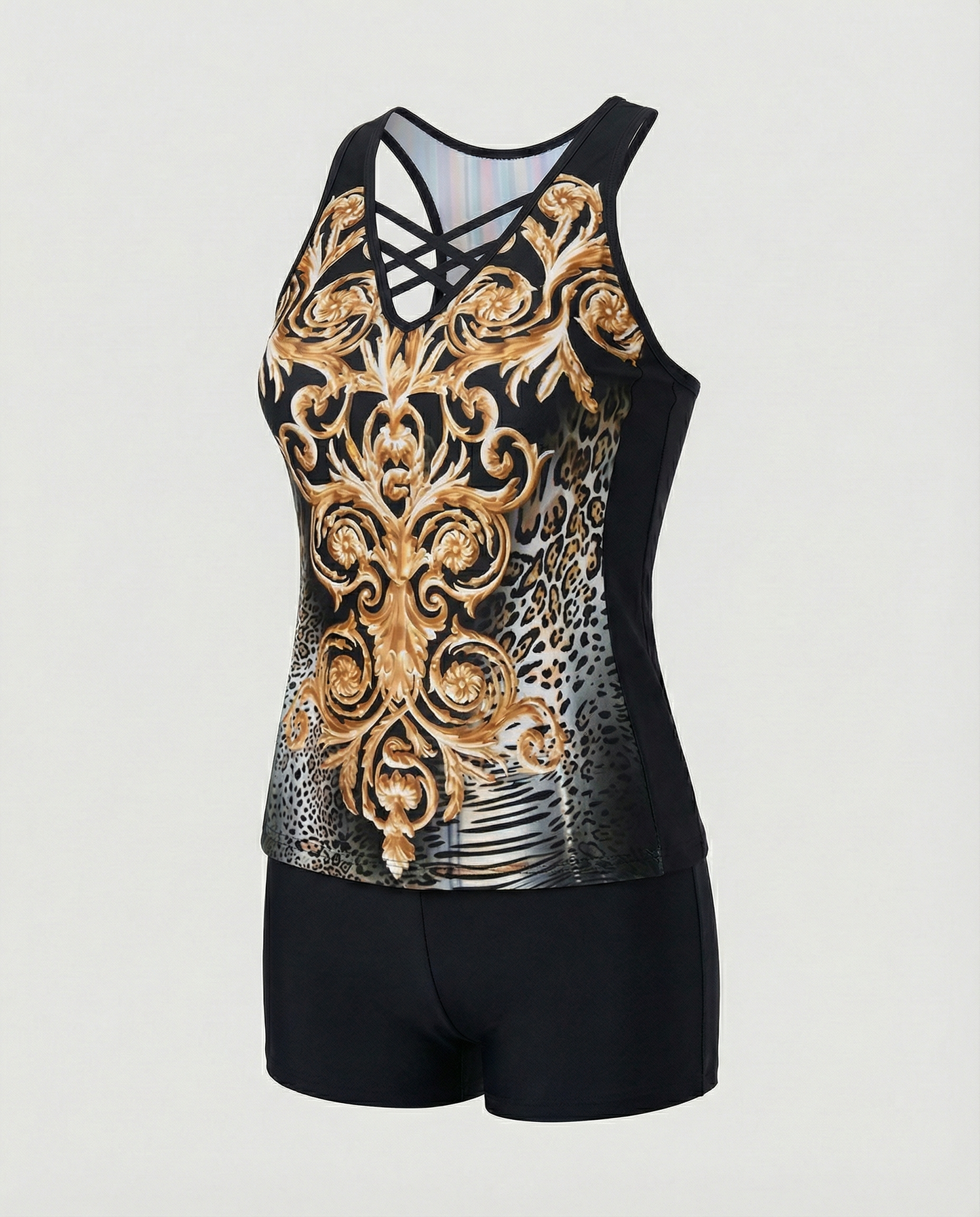 Eleganter Damen Tankini Badeanzug