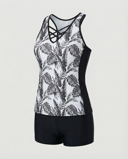 Eleganter Damen Tankini Badeanzug