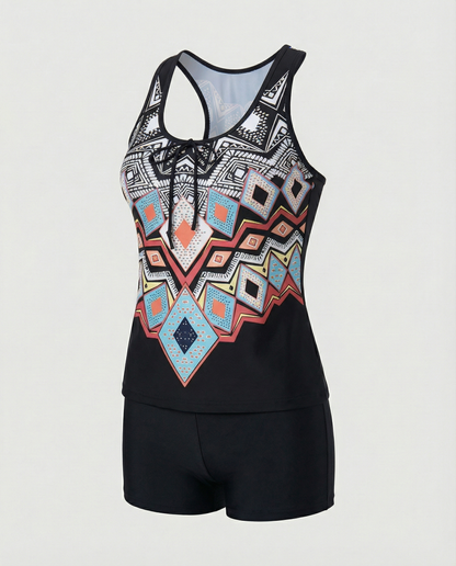 Eleganter Damen Tankini Badeanzug