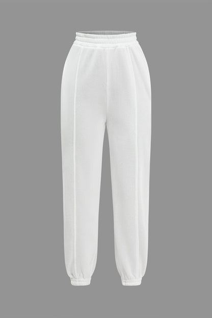 Damen Hoodie-Set Sportlich Cut-Outs