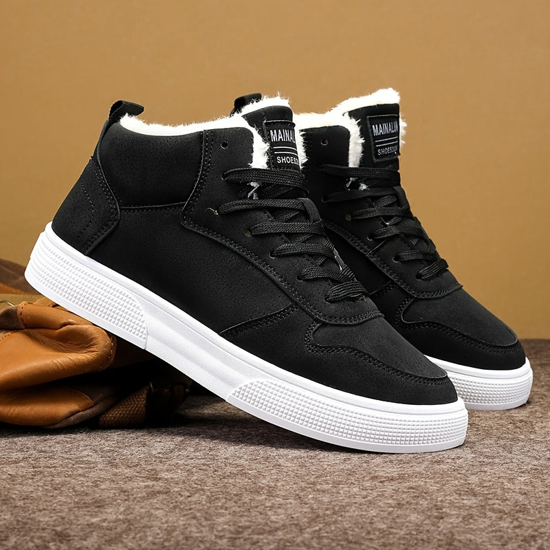 Herren High-Cut Winterschuhe Schnürung Warmfutter