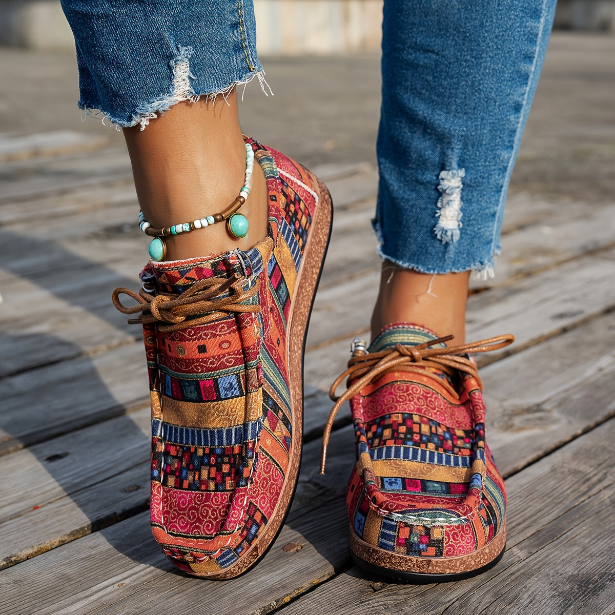 Damen Orthopädische Sneakers Leicht Bequem