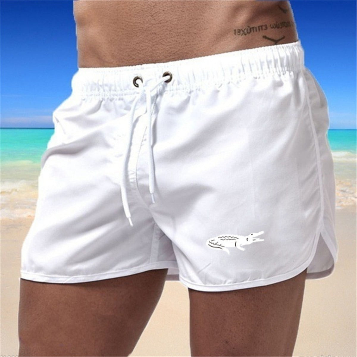 Damen Strandshorts Mehrfarbig Sportshorts