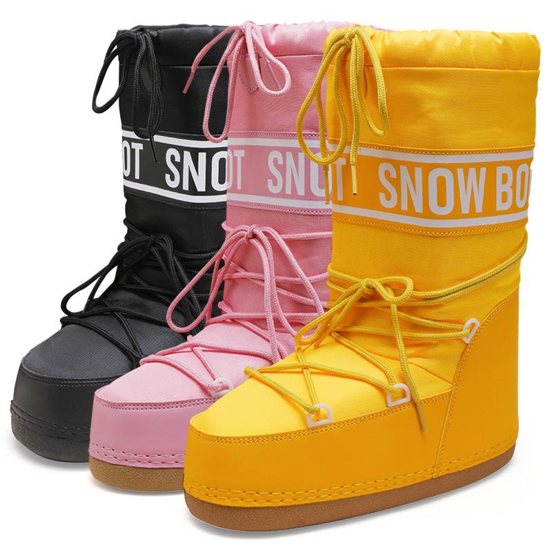 Damen Winterboots Warm Plateausohle