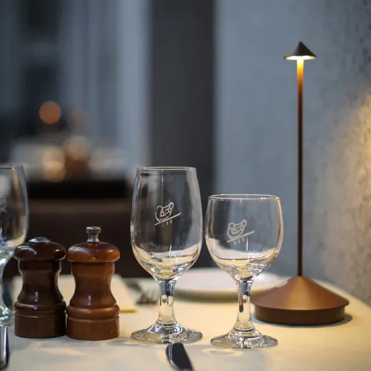 Elegante LED Tischlampe Warmweiß Kabellos Dimmbar
