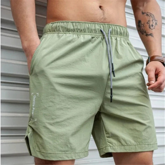 Herren Badeshorts Atmungsaktiv Einfarbig Mit Kordel - Norvielle