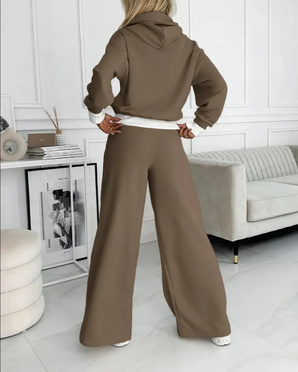 Damen Warme Monochrome Set - Norvielle