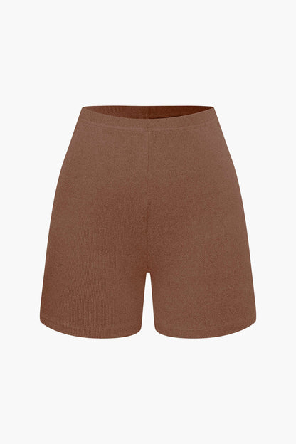 Damen Zweiteiler-Set Bustier- und Shorts Elegantes Design