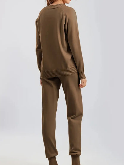 Damen Zweiteiliges Set Langärmlig