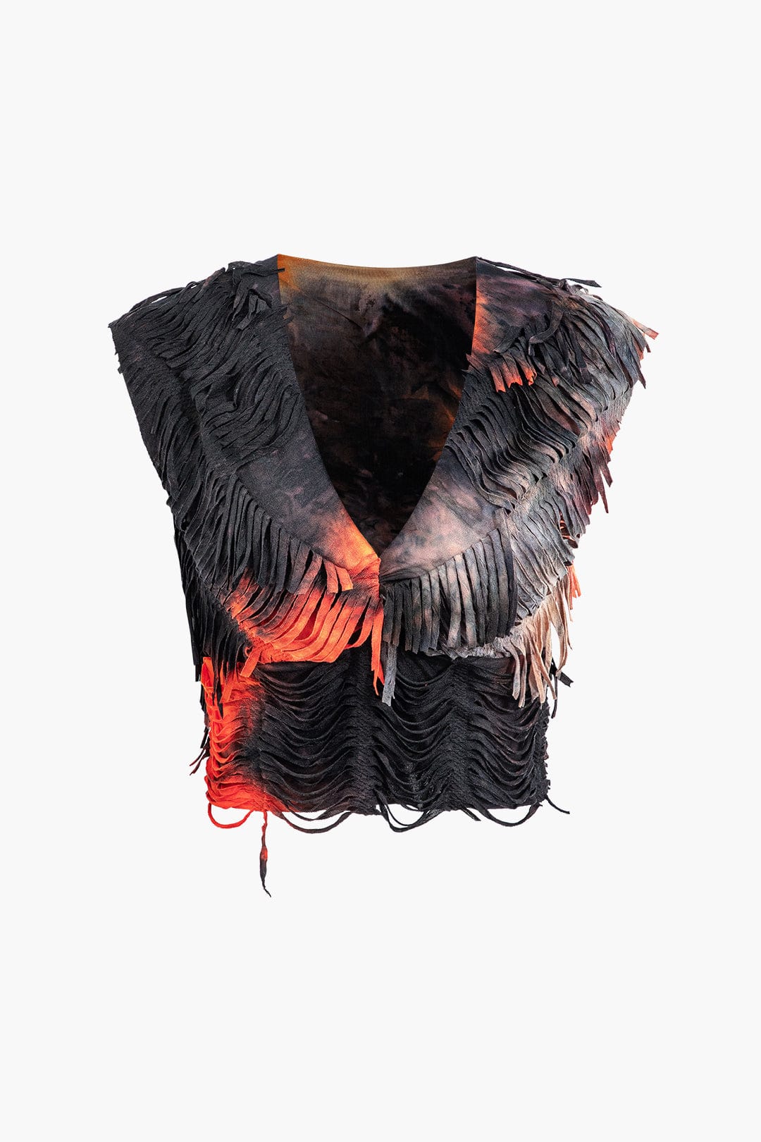 Damen Fransen-Zweiteiler und Rock