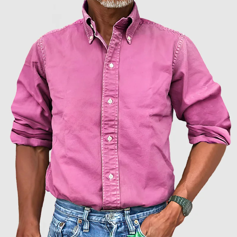 Vince Herrenhemd Vintage Used Look