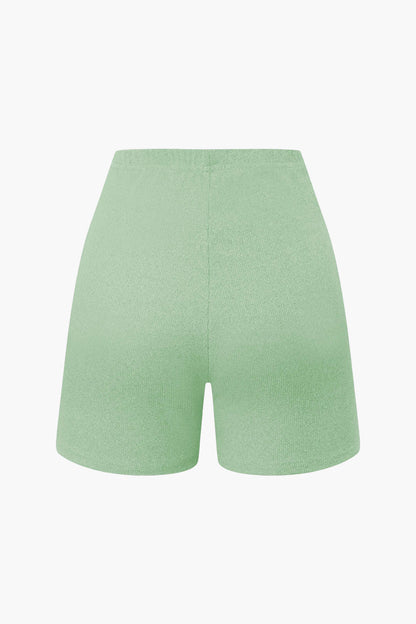 Damen Zweiteiler-Set Bustier- und Shorts Elegantes Design