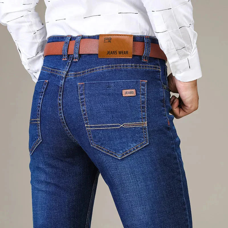 Herren Stretchjeans Gerade Geschnitten