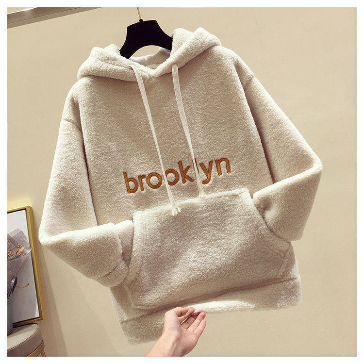 Damen Fleece Hoodie Kuschelig Mit Kängurutasche Norvielle