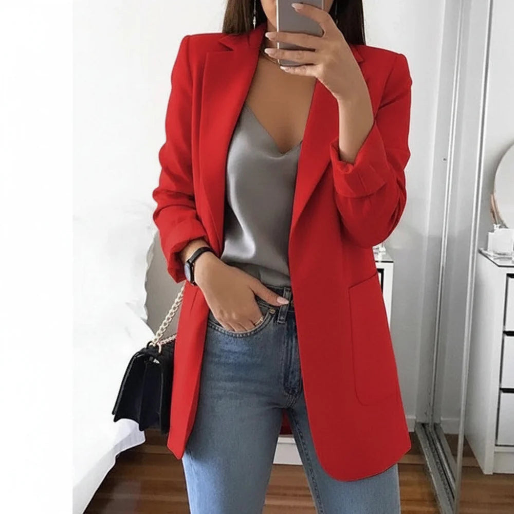 Damen Blazer Büro Elegant