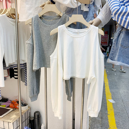 Damen Crop- Langärmlig Norvielle