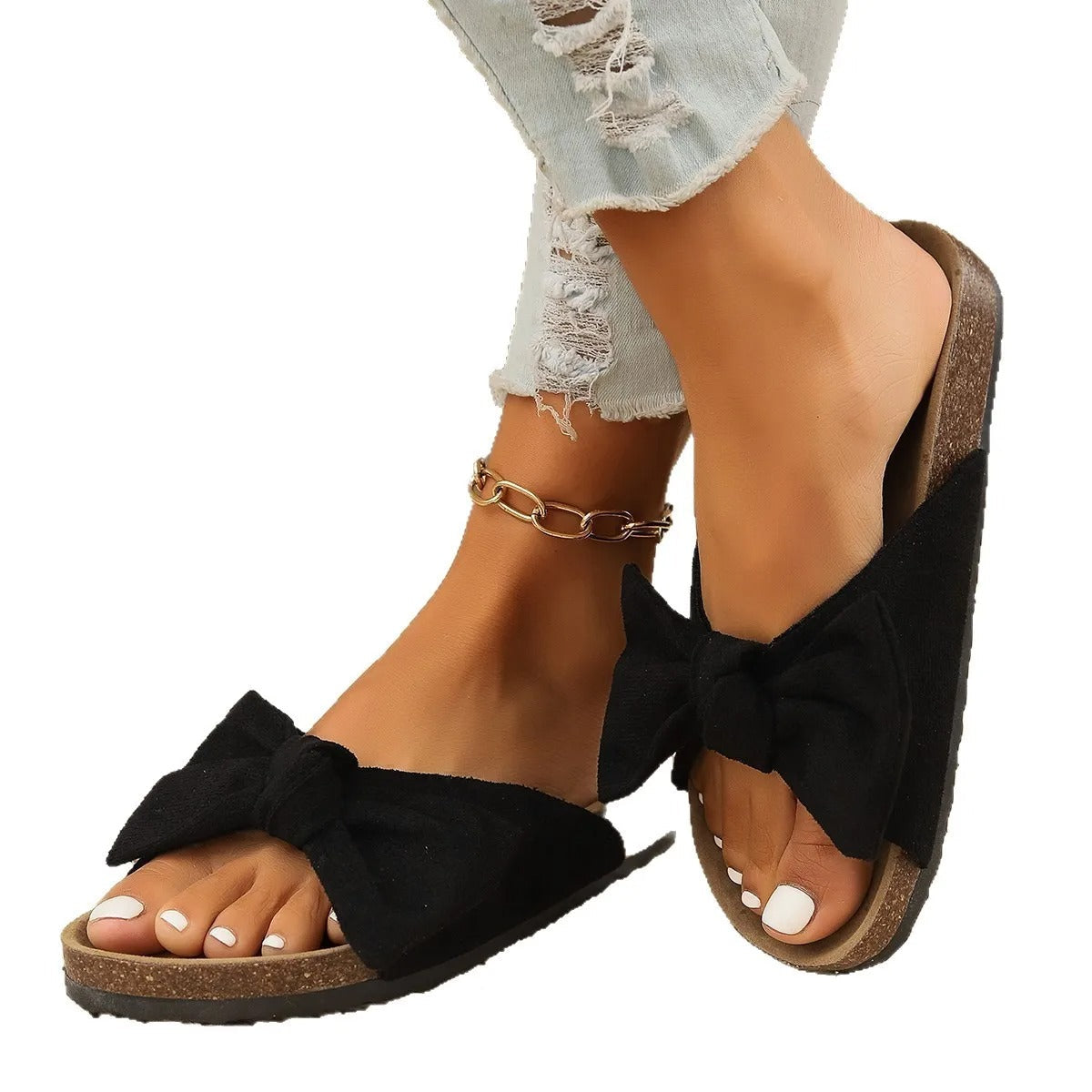 Damen Plateau Sandalen Mit Keilabsatz Geschlossene Zehen