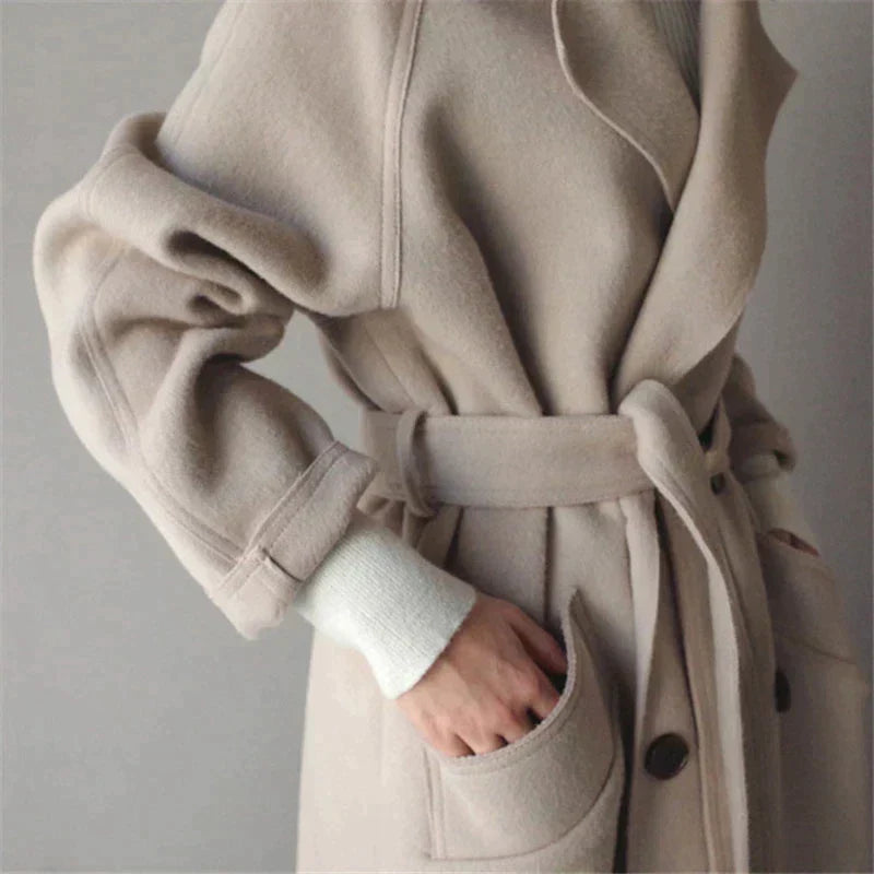 Eleganter Damen Langmantel