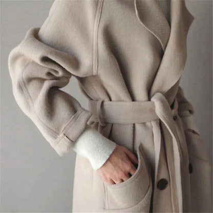 Eleganter Damen Langmantel
