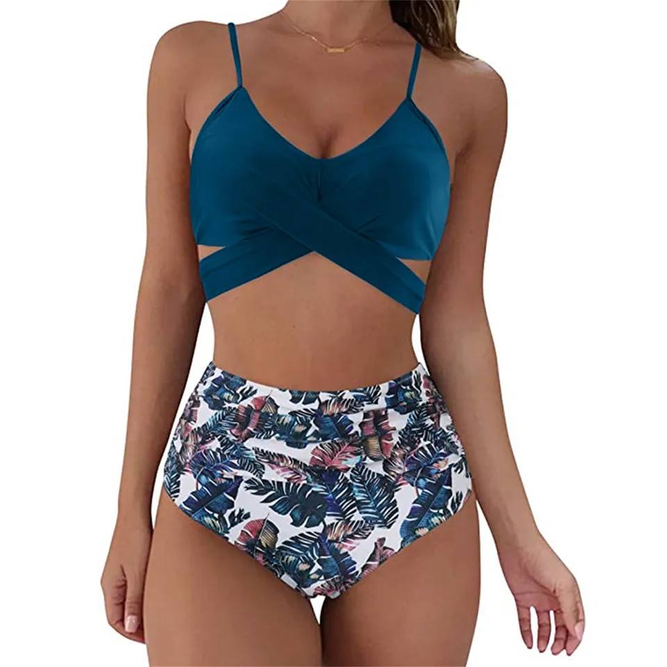 Norvielle Damen Hochtailliertes Bikiniset - Norvielle