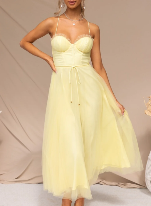 Leichte Damen Midikleider für Sommer