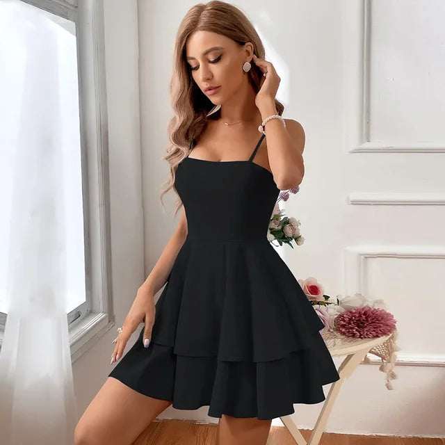 Damen Elegantes Minikleid - Norvielle