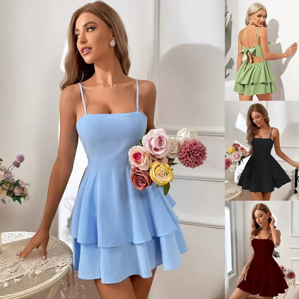 Damen Elegantes Minikleid