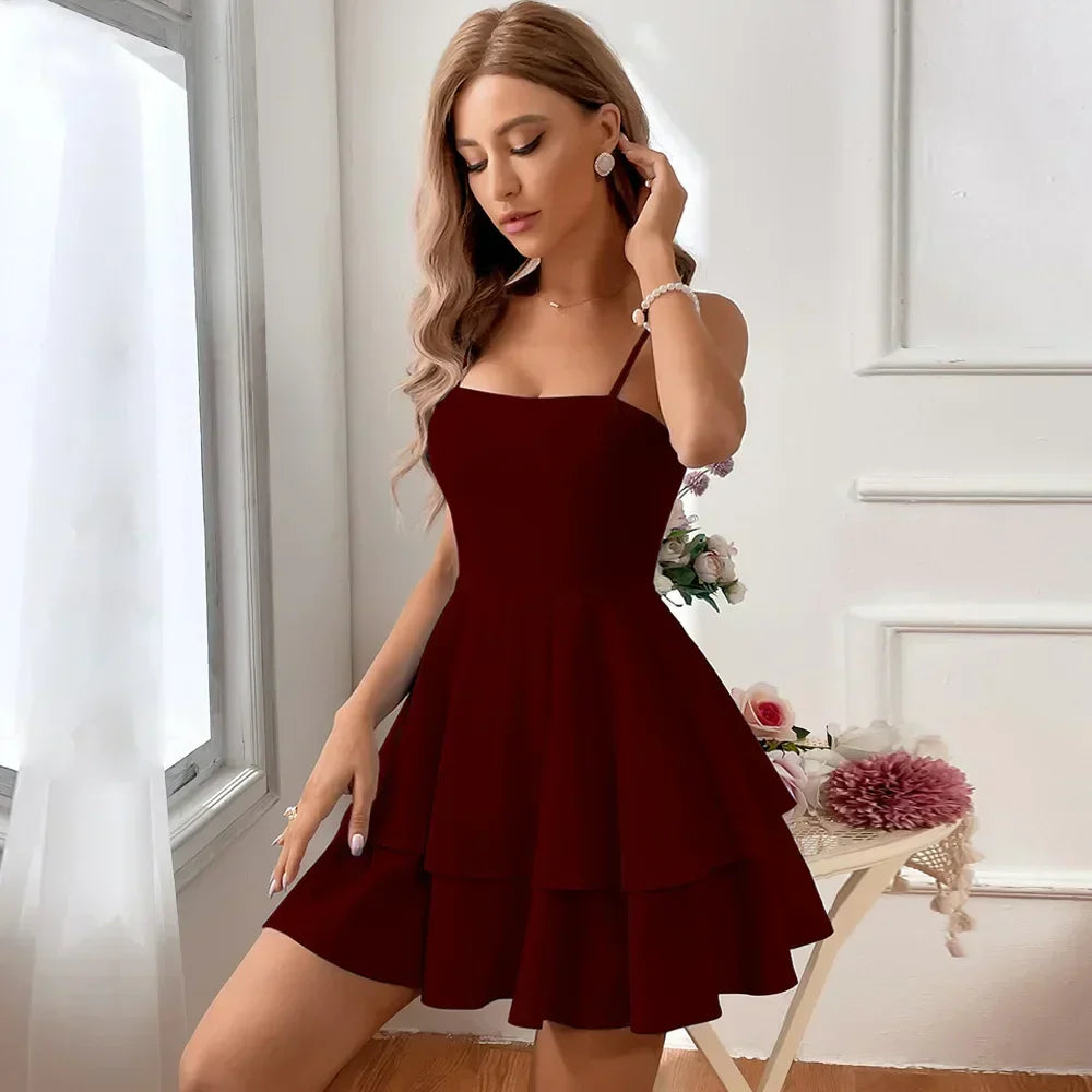Damen Elegantes Minikleid
