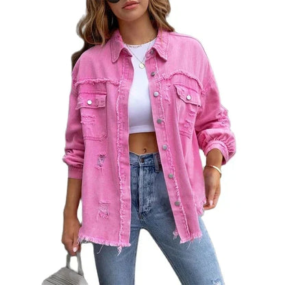 Damen Jeansjacke Norvielle Zeitloser Stil Komfort