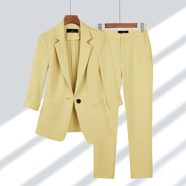 Norvielle Herren Blazer Anzug Hose