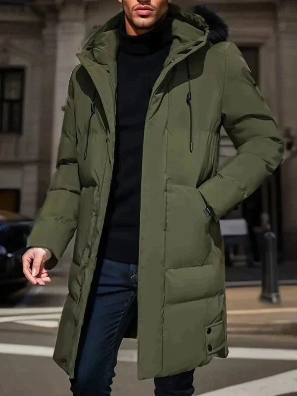 Herren Parka Wasserdicht Kapuze