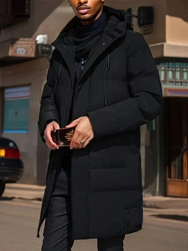 Herren Parka Wasserdicht Gerade Form
