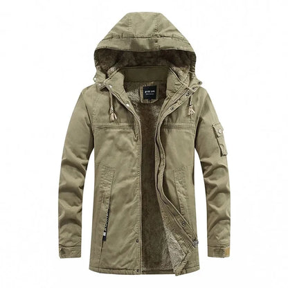 Byron Damen Fleecejacke Kapuze Bequem Grün