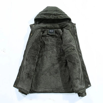 Byron Damen Fleecejacke Kapuze Bequem Grün