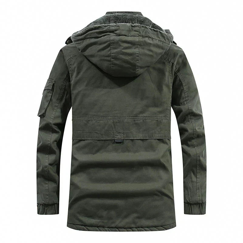 Byron Damen Fleecejacke Kapuze Bequem Grün