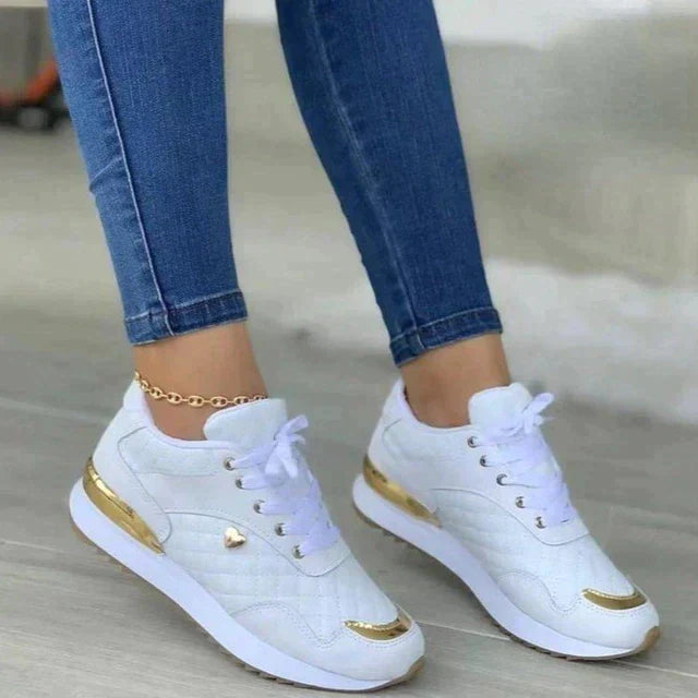 Damen Plateau Turnschuhe Norvielle